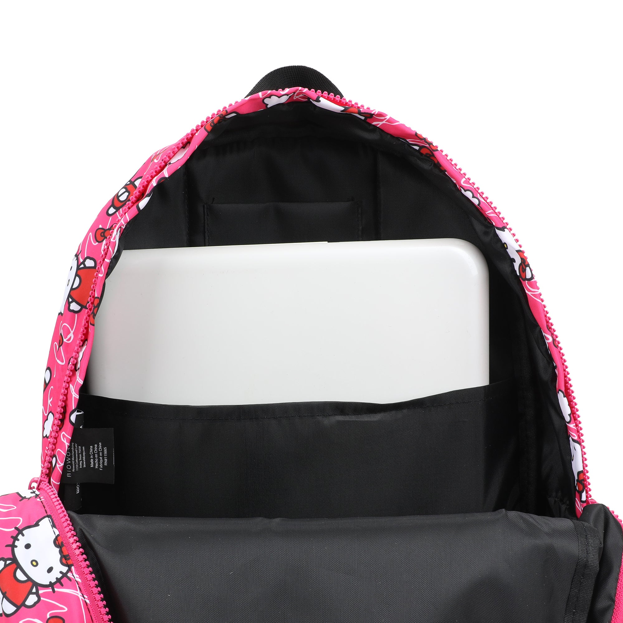 Hello Kitty Toss AOP Pink Ground Travel Backpack
