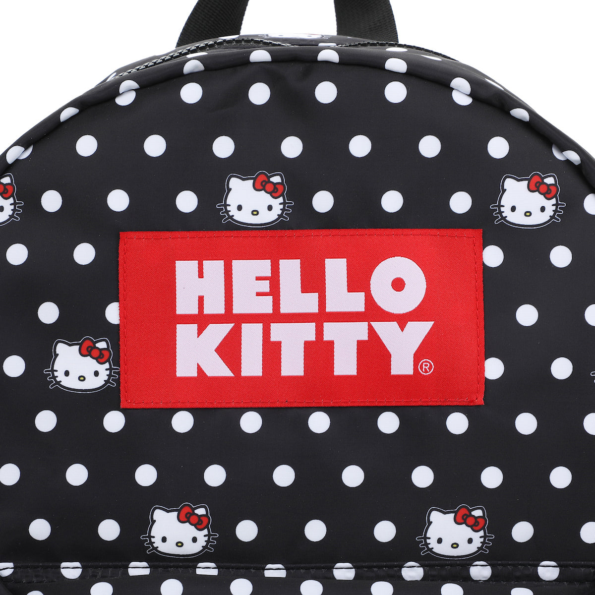 Hello Kitty Head and Polka Dots AOP Travel Backpack