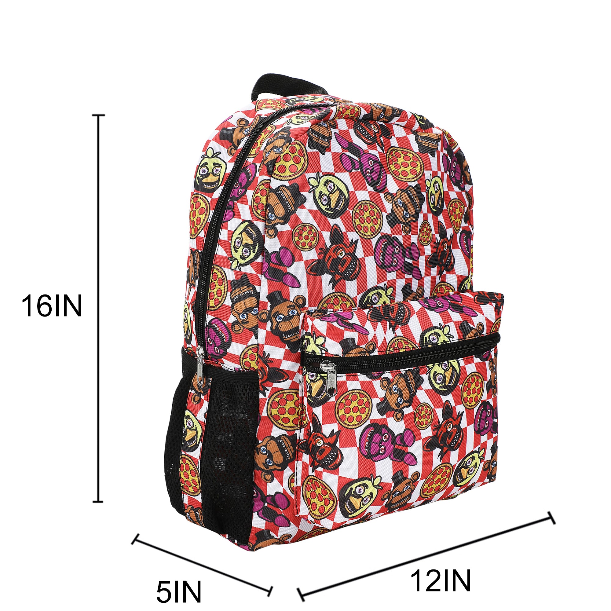 Five Nights at Freddy's All-Over Print 16" Kid's Backpack For School And Travel