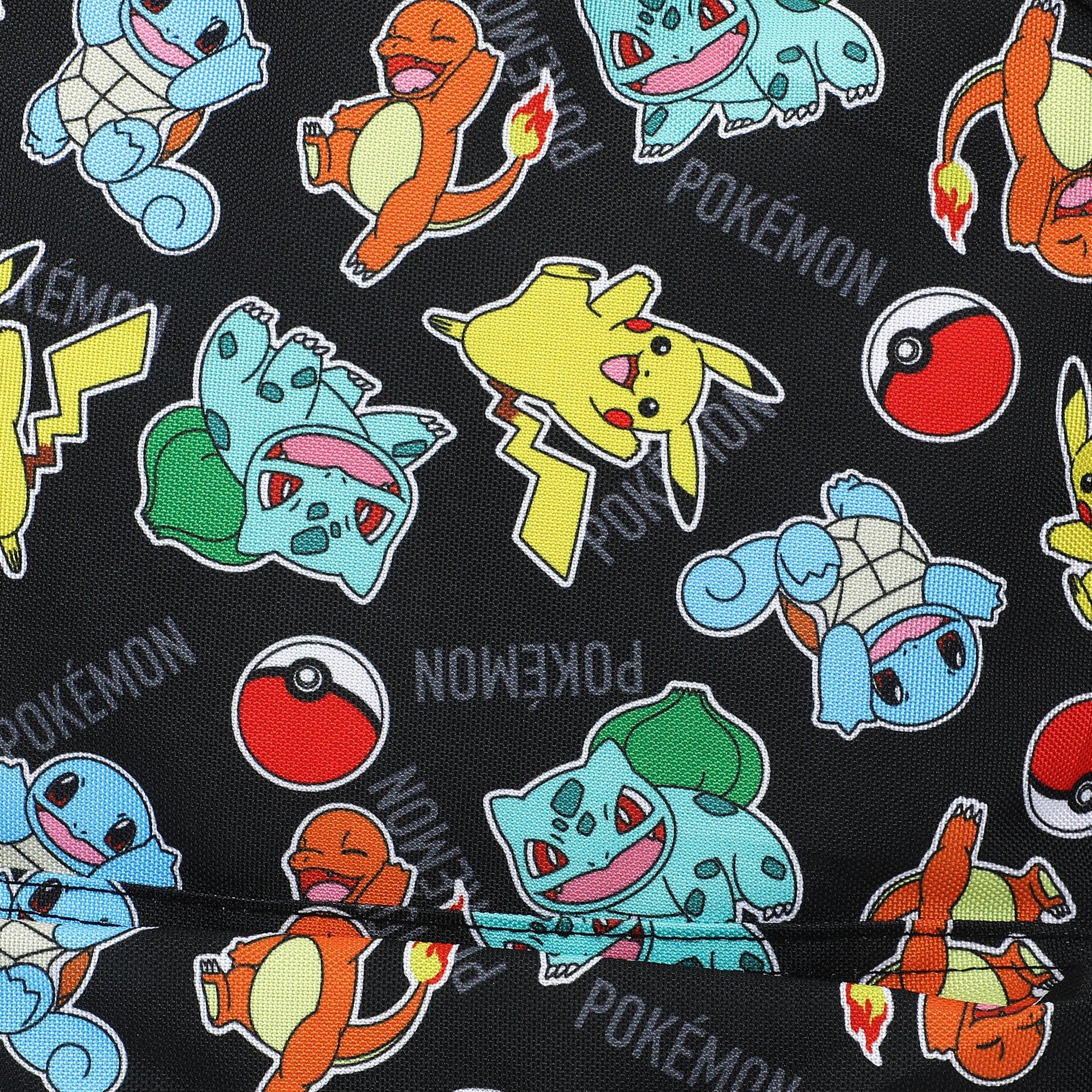Pokemon Favorite Characters All-Over Print 16" Backpack For School And Travel