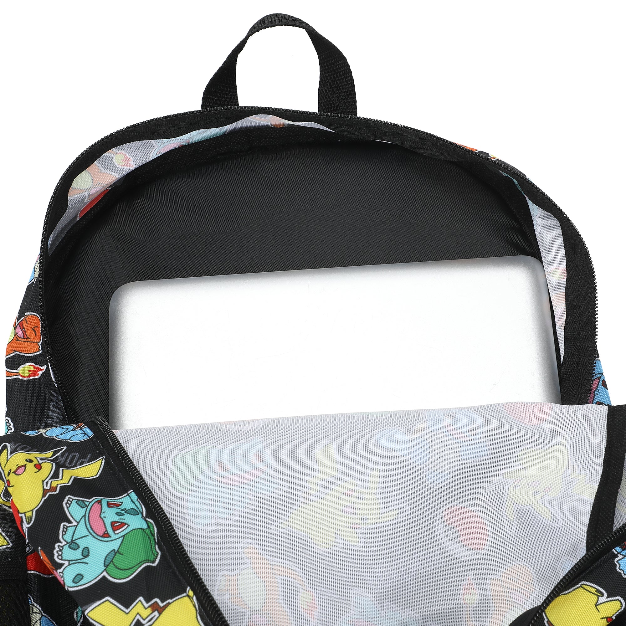 Pokemon Favorite Characters All-Over Print 16" Backpack For School And Travel