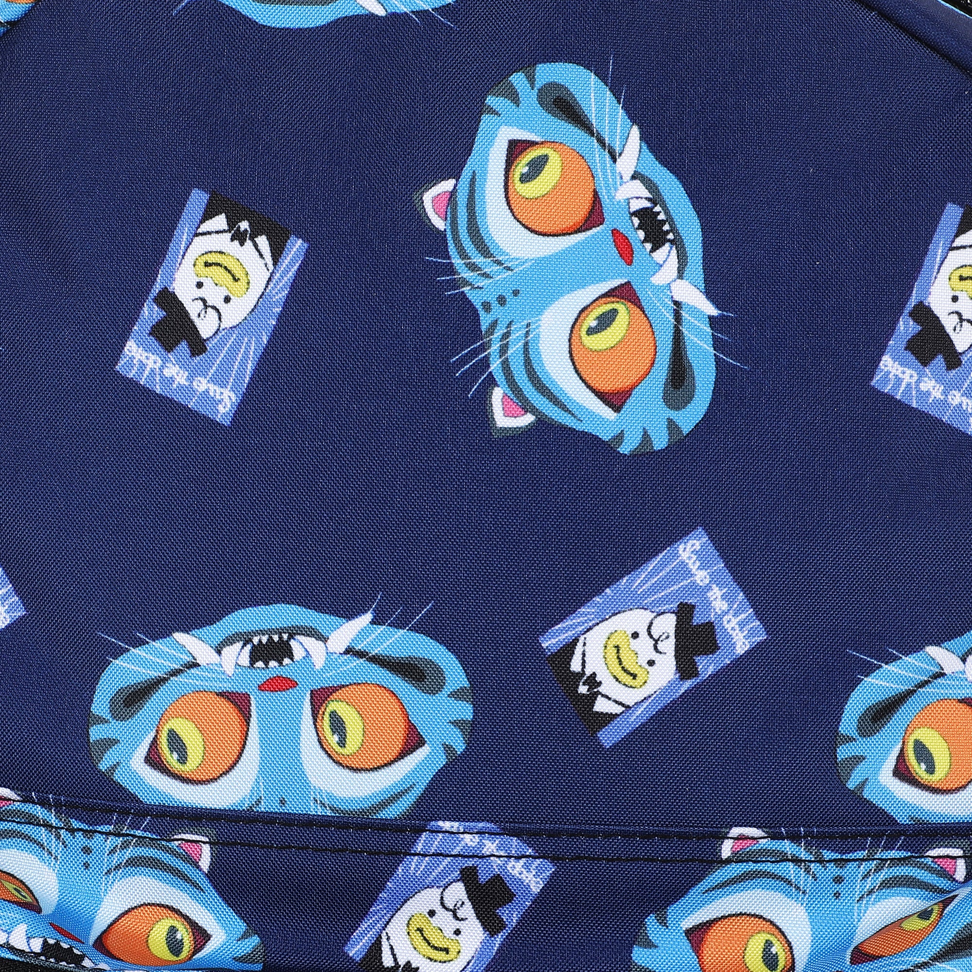KPop Demon Hunters Derpy & Sussie All-Over Print 16.5" Adult Blue Quick Turn Backpack
