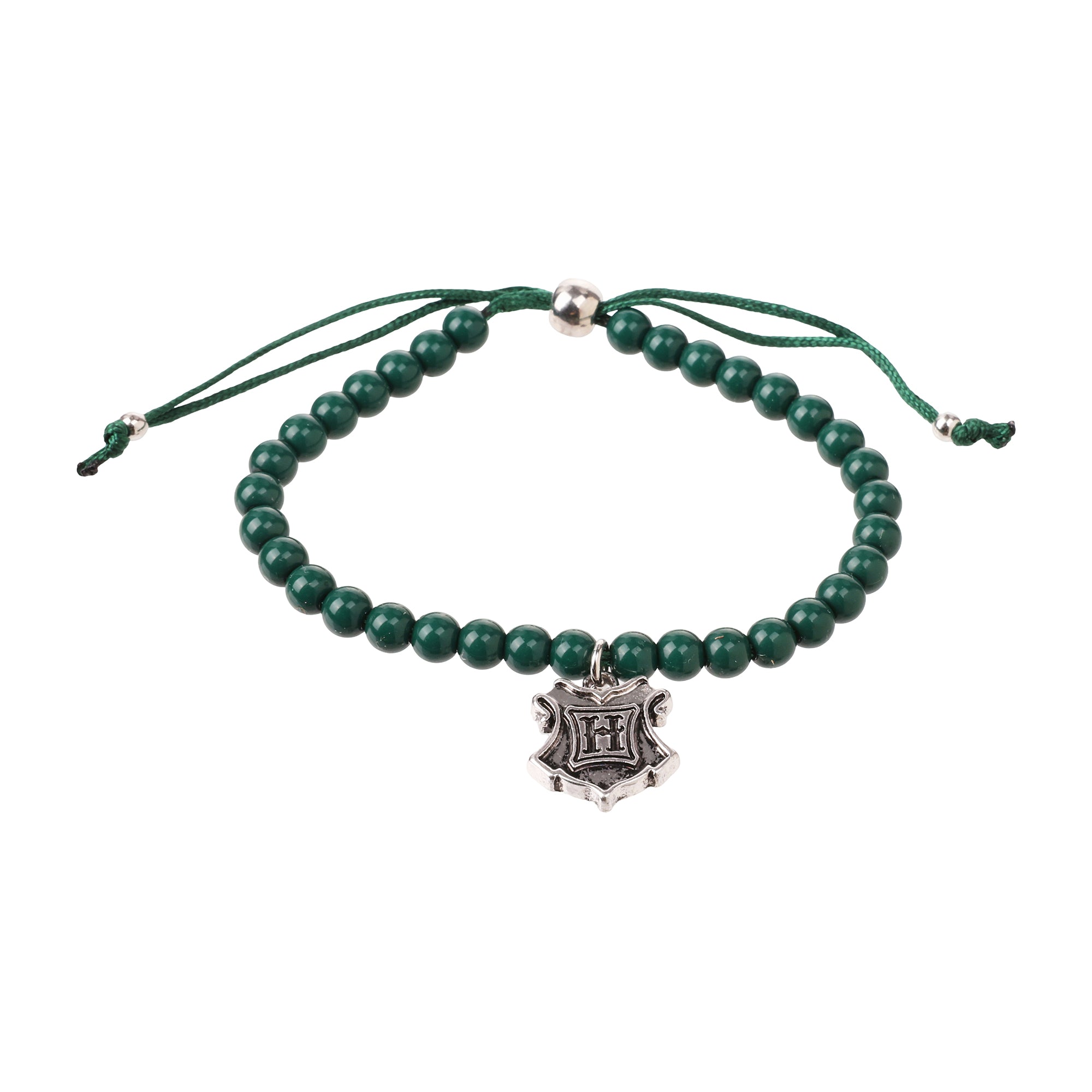 Harry Potter Slytherin Charm Friendship Bracelet Gift Set - 4 Pack