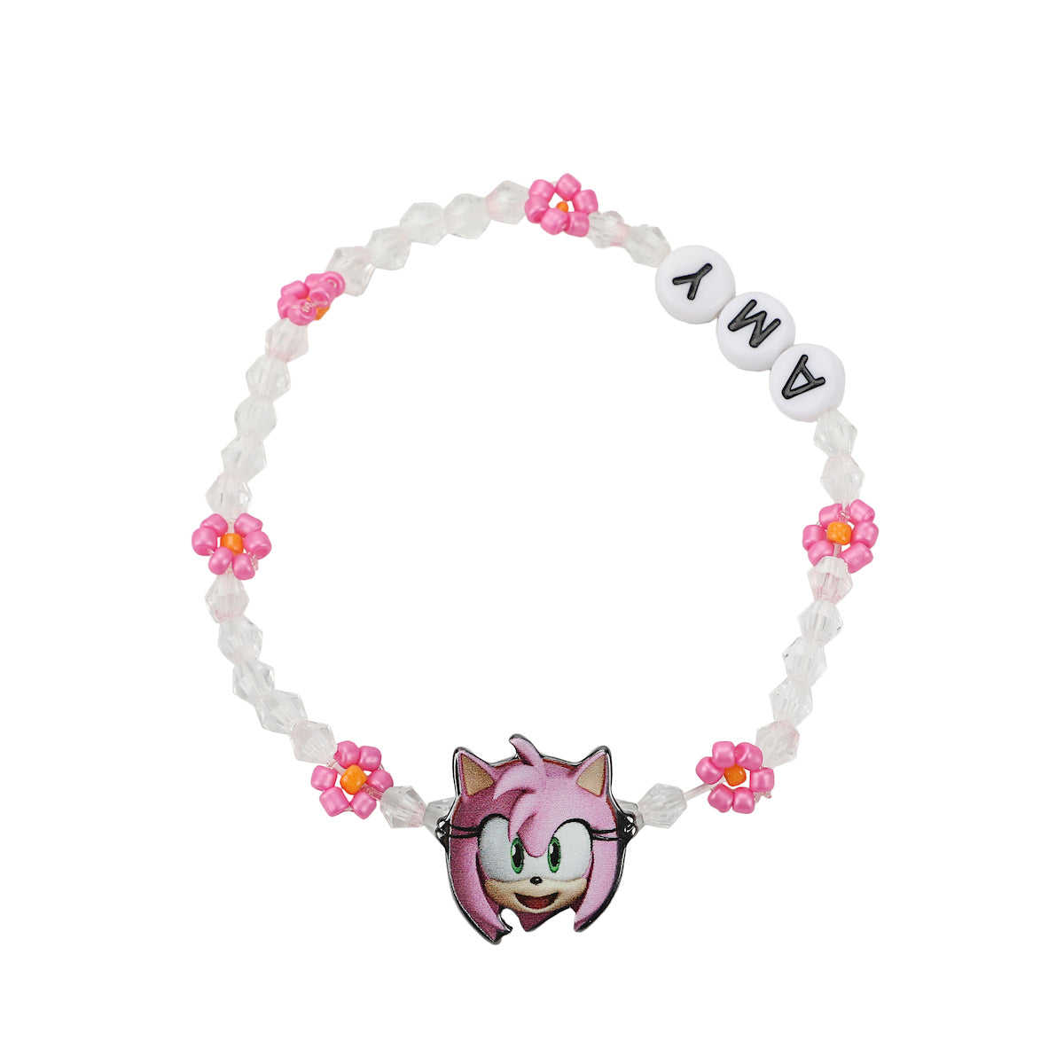 Sonic The Hedgehog Characters 5-Piece Stretchy Beaded Bracelet Set