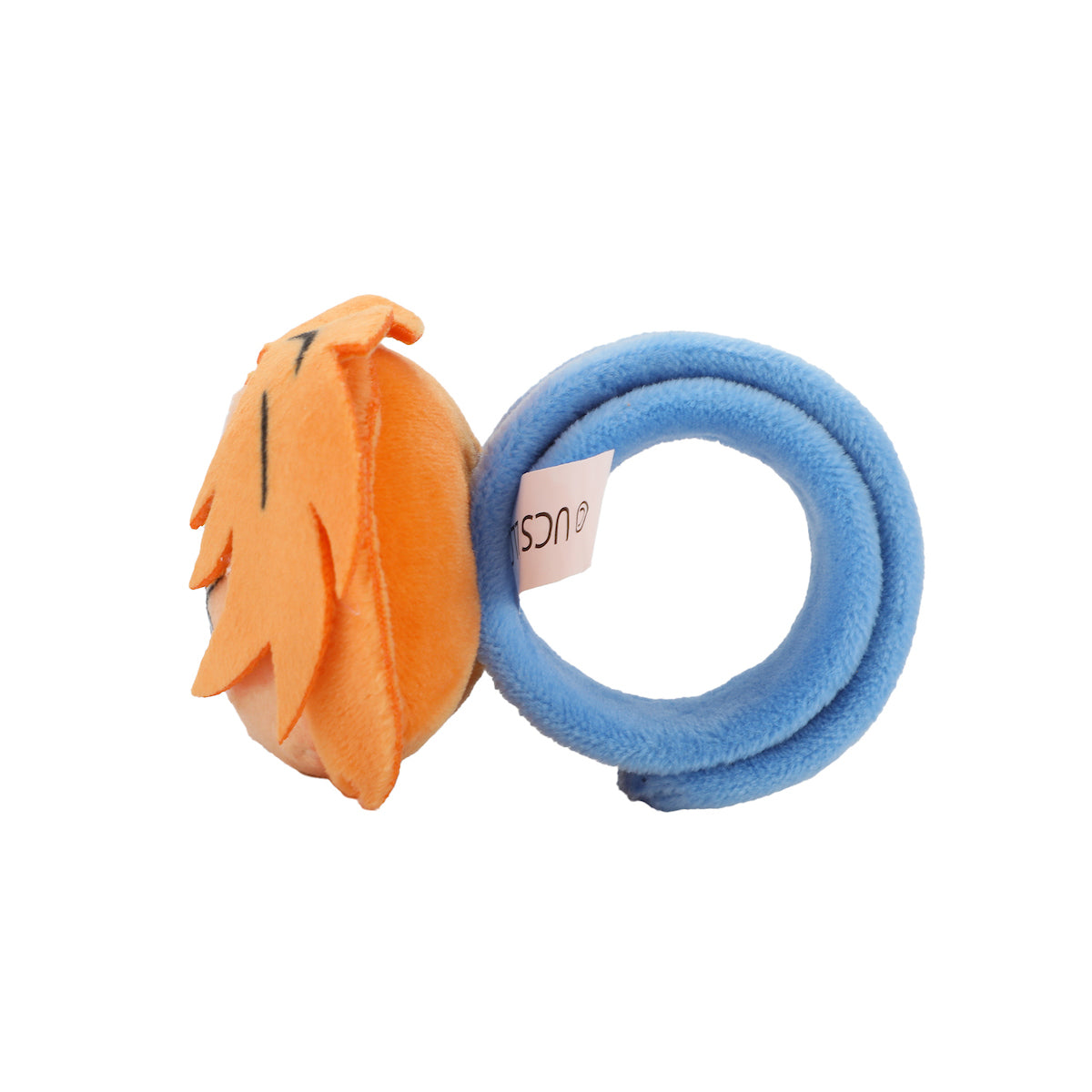 Chucky 3D Plush Character Head Blue Snap-On Wristband