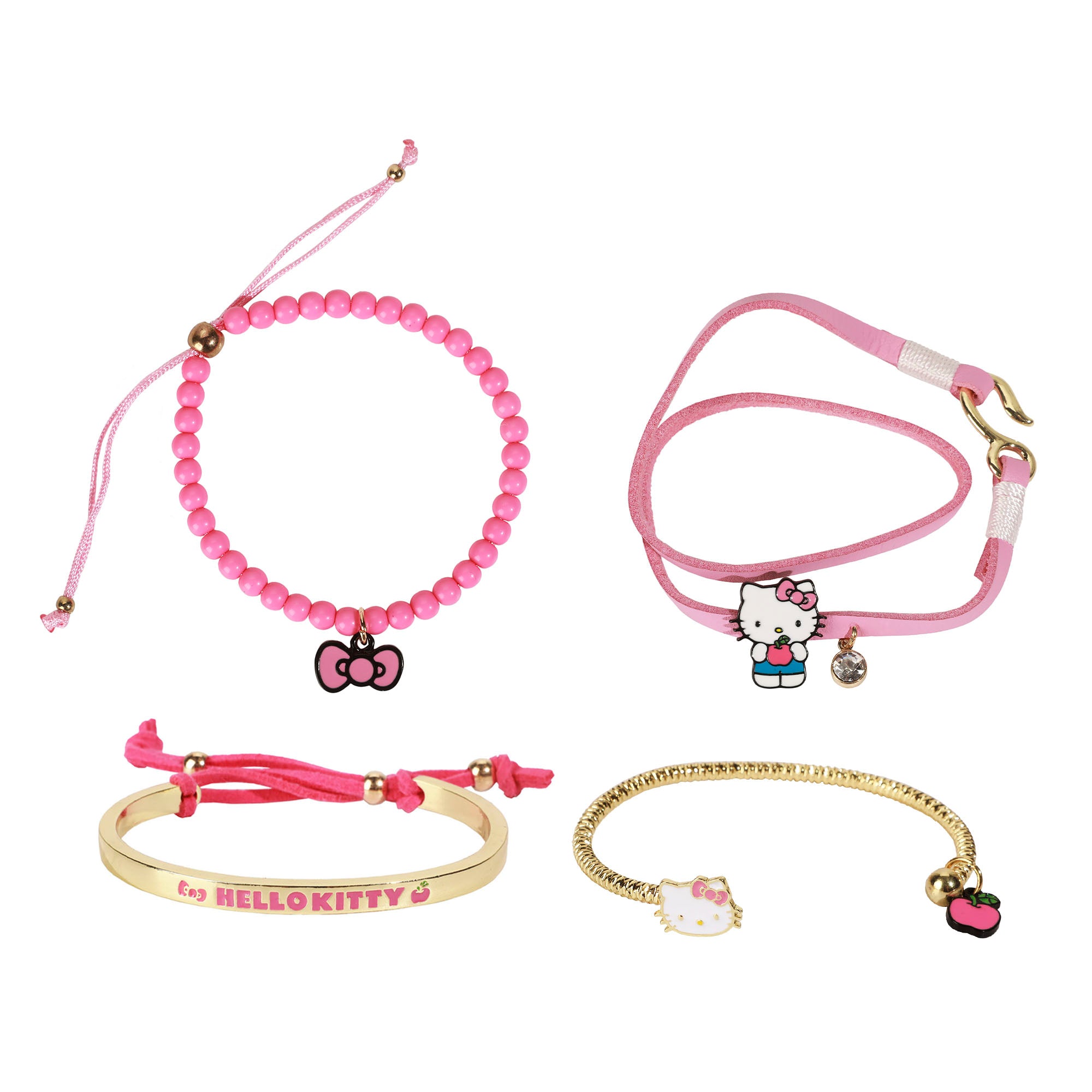 Hello Kitty Arm Party Variety of Bracelets (Set of 4)
