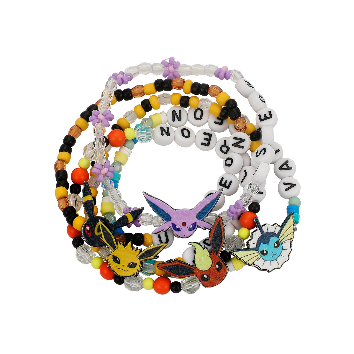Pokemon Eeveelutions Friendship Tradesies Bracelet Set