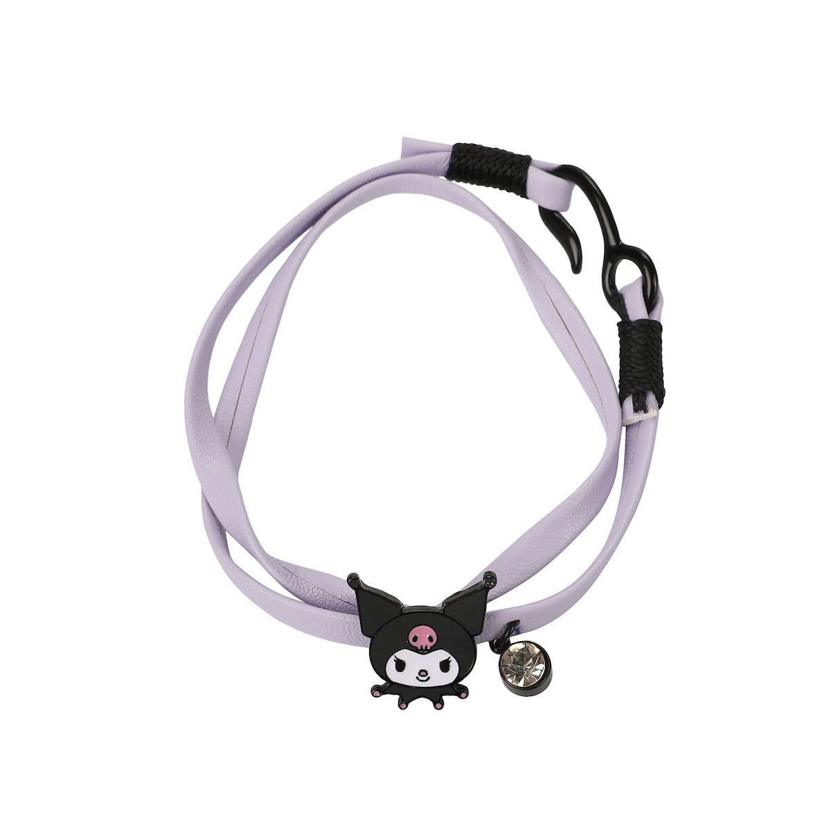 Kuromi Face Skull & Flame Arm Party Bracelet Set
