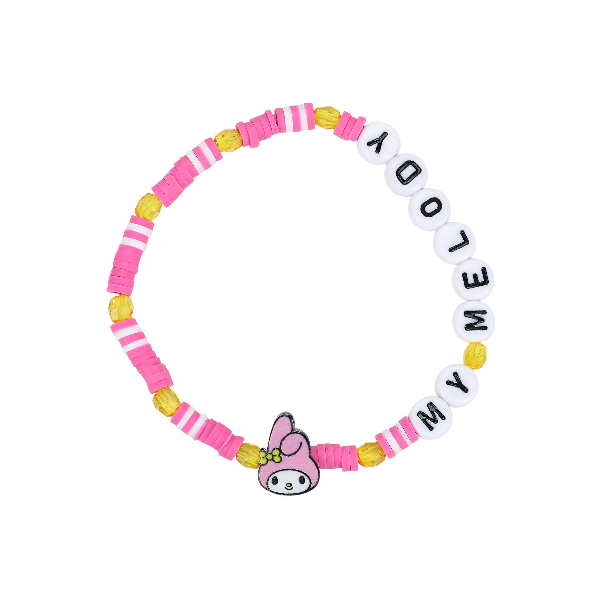Hello Kitty & Friends Chococat Tradesies Multicolor Plastic Charm Bracelet for Adult Fans