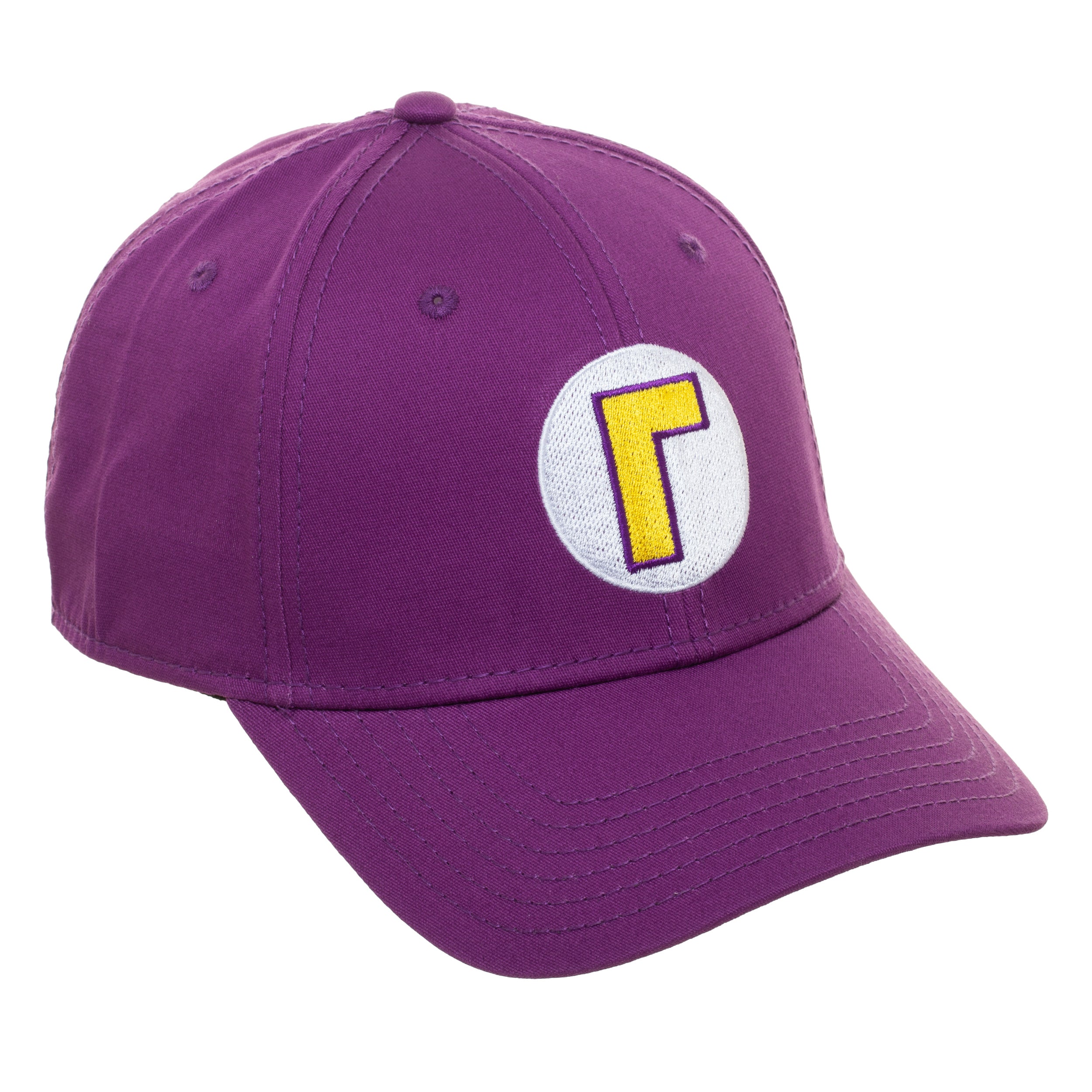 Mens Super Mario Brothers Hat Waluigi Mario purple cosplay hat