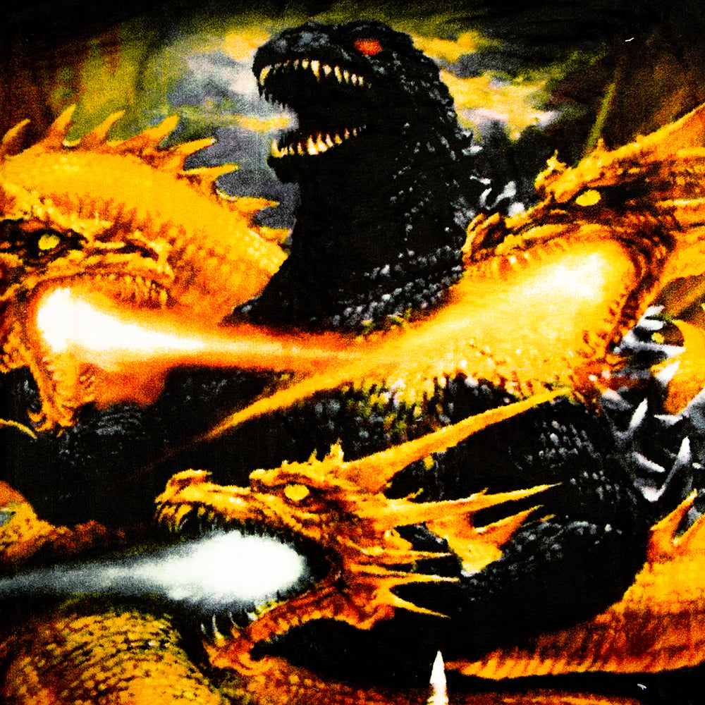 Godzilla Movie Poster 48 x 60 Throw Blanket