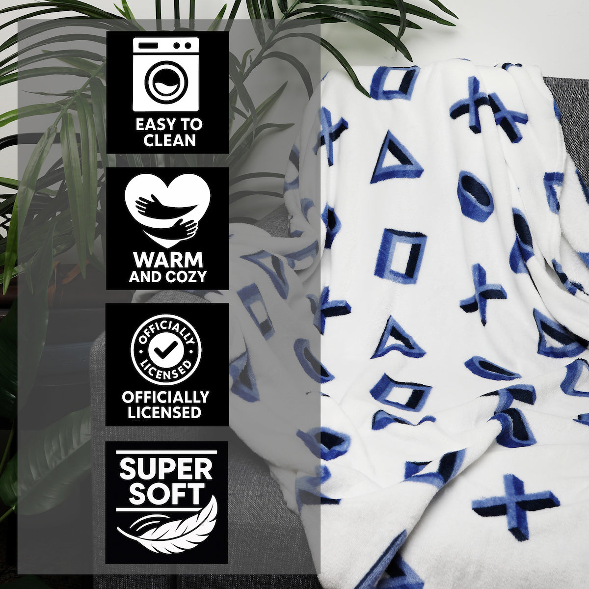 PlayStation Officially Licensed Fleece Blanket