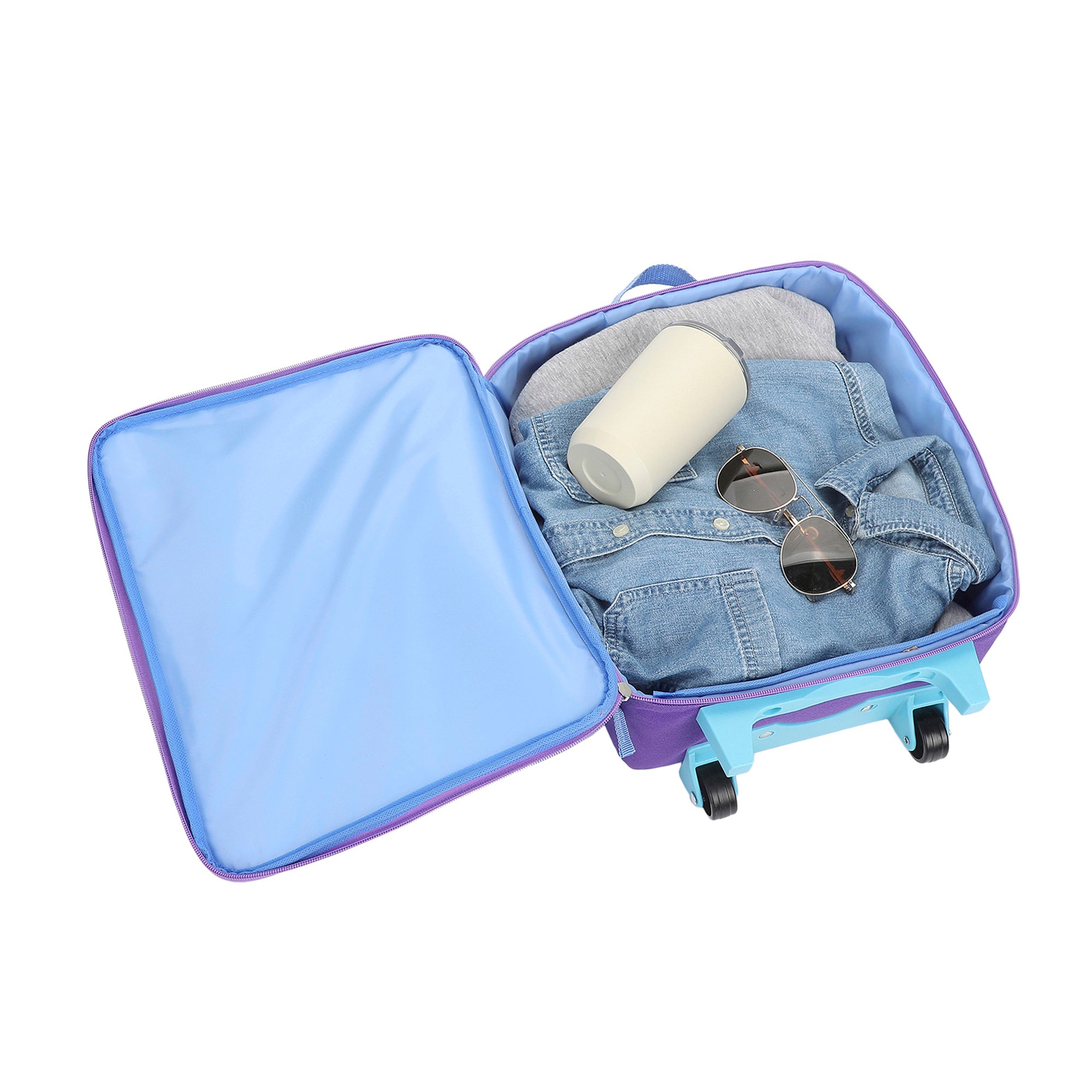 Frozen 2 Anna & Elsa Formal Wear 14" Youth Purple Pilot Case