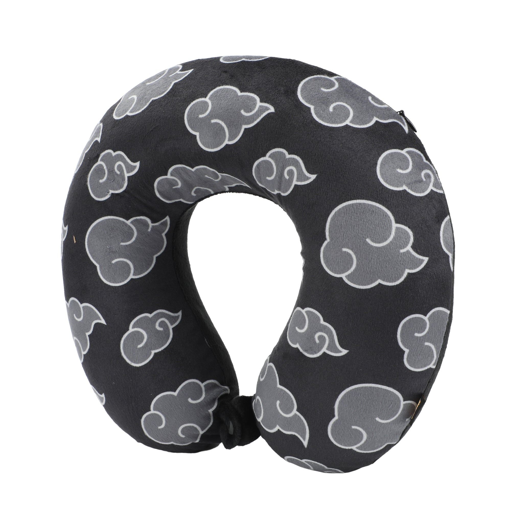 Naruto Gray Clouds 3-Piece Neck Pillow Travel Set With Eye Mask & Blanket