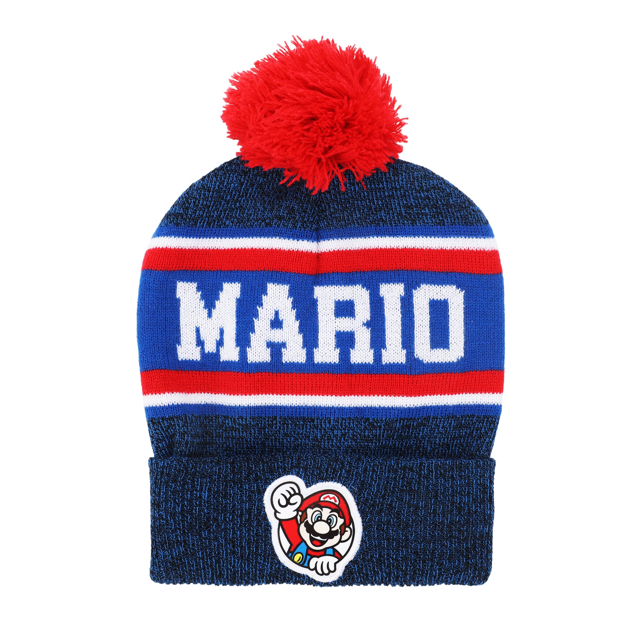 Super Mario Bros Mario 2-Piece Knit Hat & Ski Gloves Combo Set