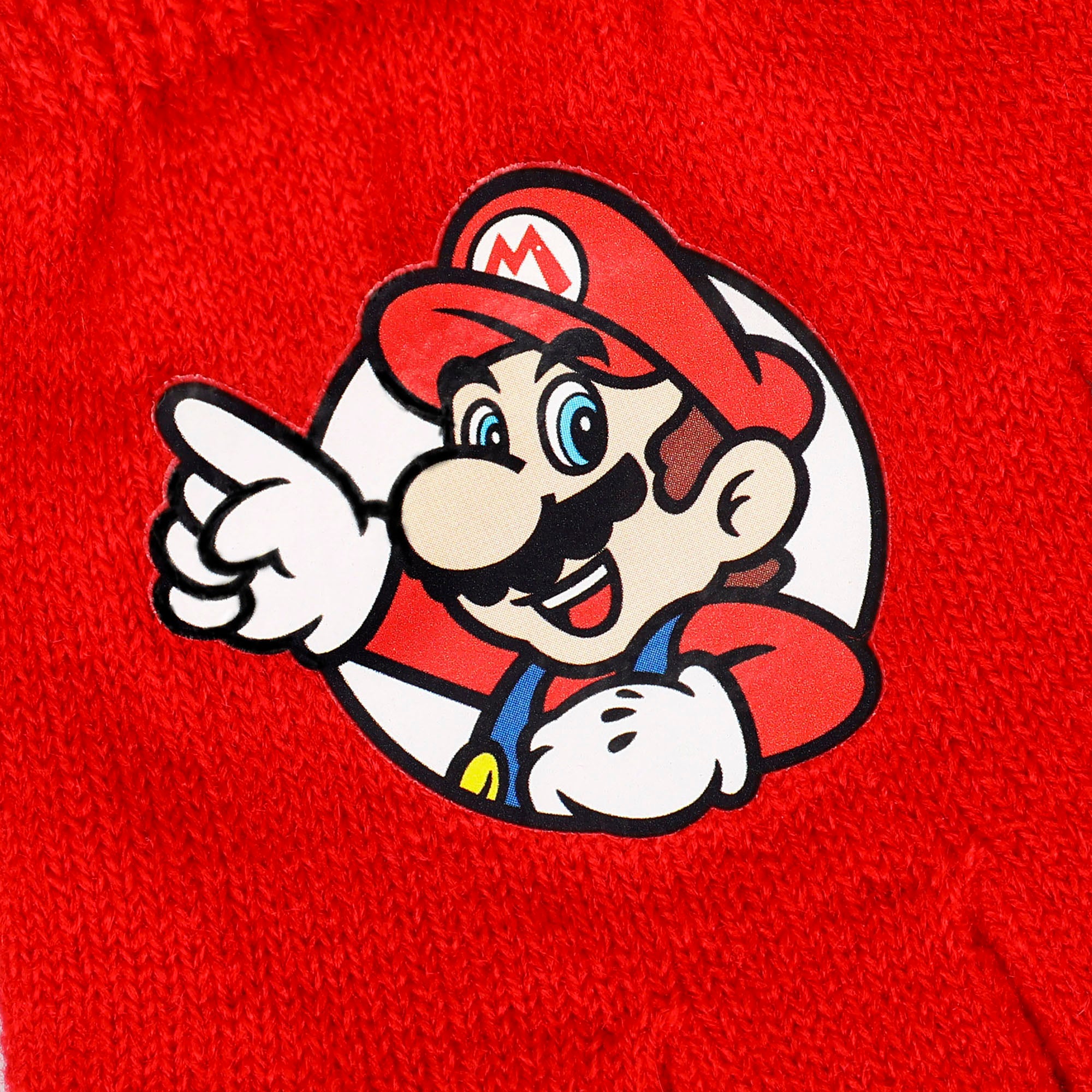 Super Mario Brothers Mario & Luigi Youth 2-Pack Beanie And Glove Set for Kids