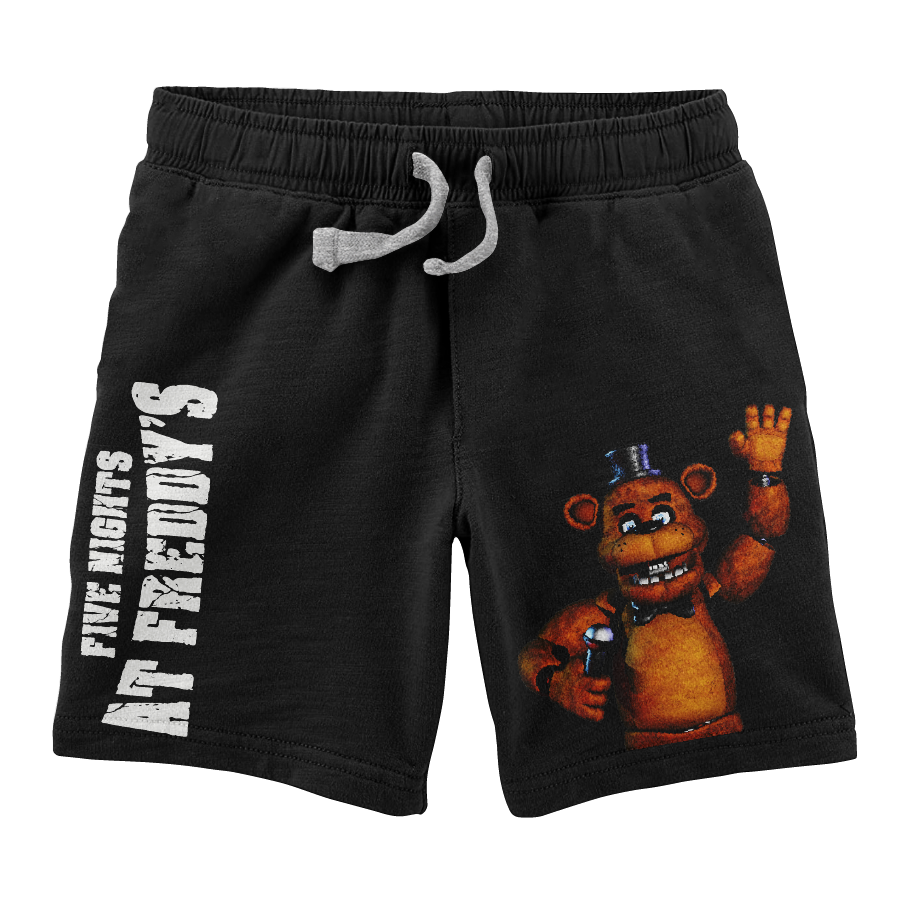 Five Nights At Freddy's Freddy Fazbear Boy's Short Sleeve Shirt & Lounge Shorts Combo Set