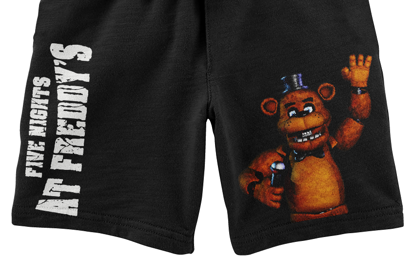 Five Nights At Freddy's Freddy Fazbear Boy's Short Sleeve Shirt & Lounge Shorts Combo Set