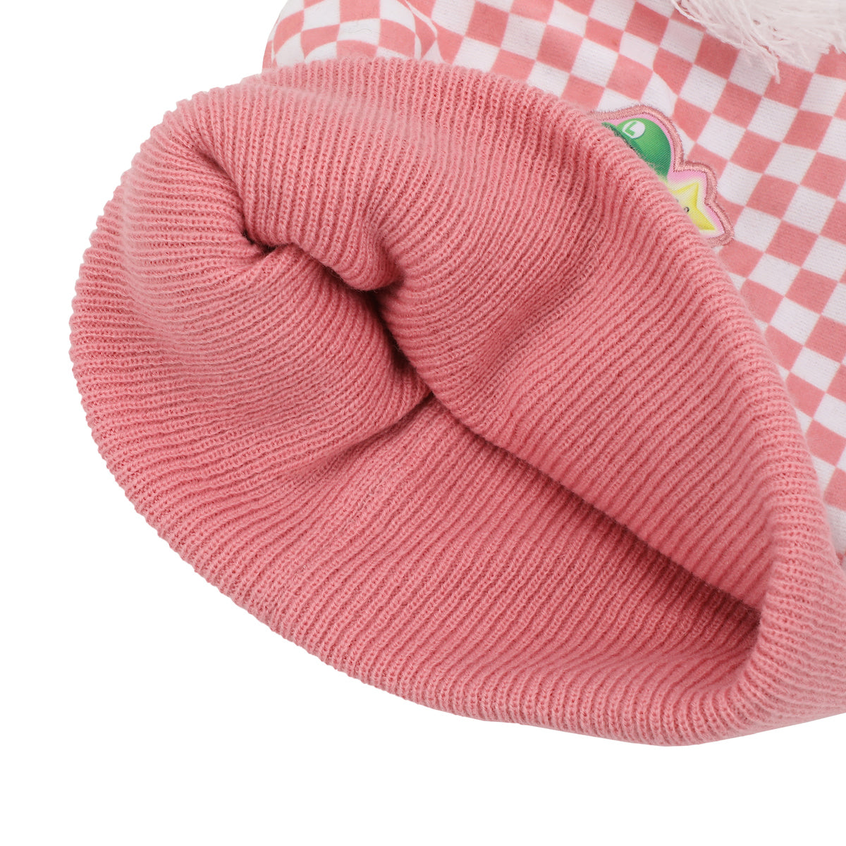 Super Mario Bros Character Circle Youth 2-Piece Cuff Beanie & Magic Gloves Set