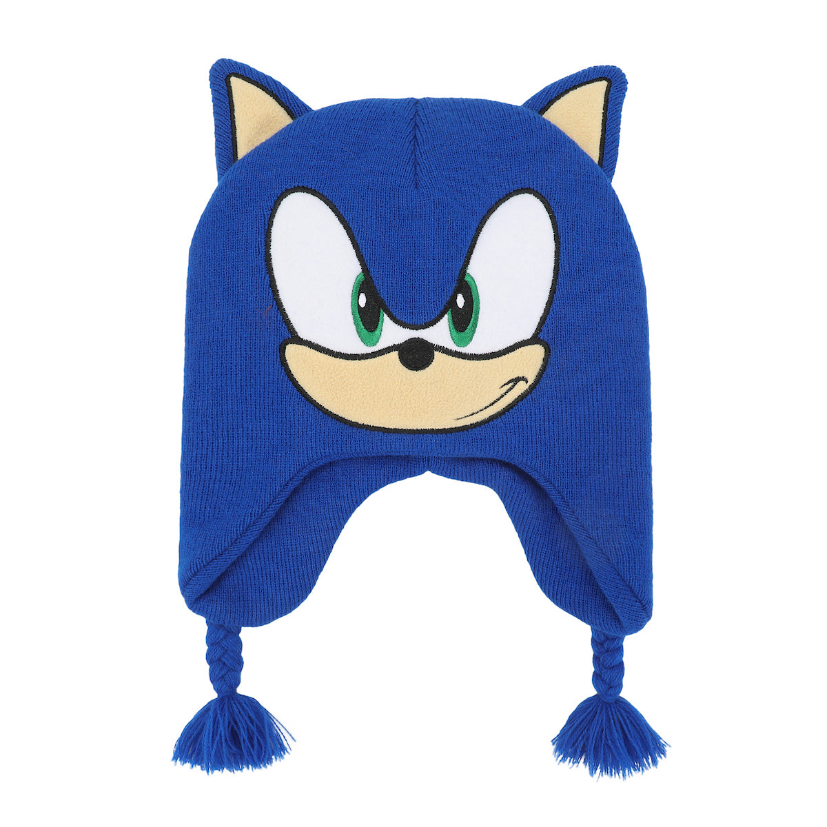 Sonic The Hedgehog Big Face Sonic 2-Piece Peruvian Hat & Magic Gloves Set