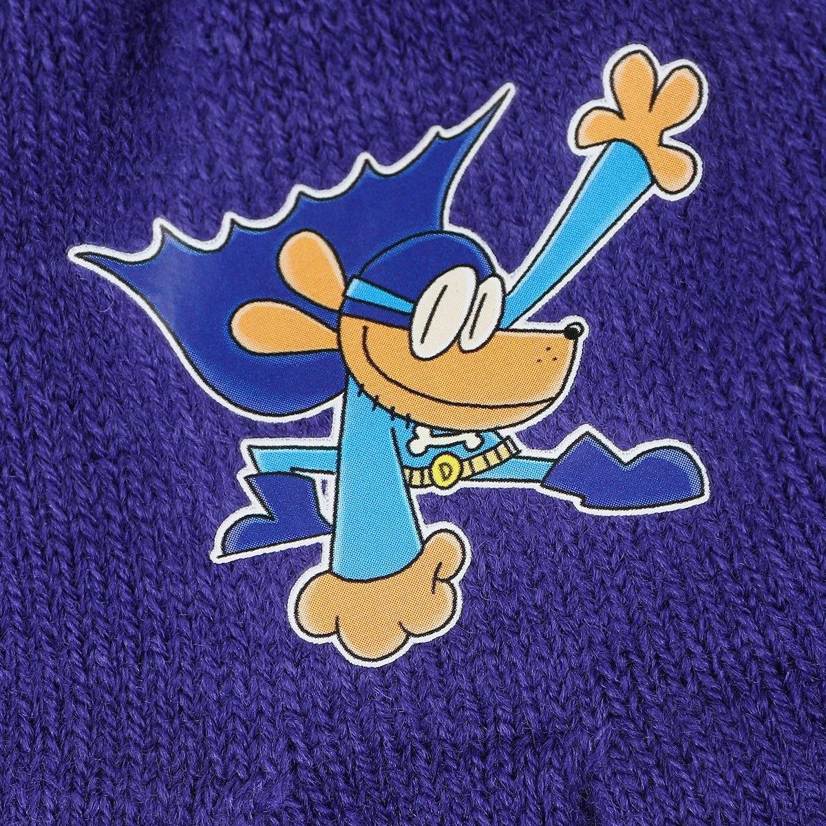 Dog Man Bark Knight Youth Cuff Hat and Knit Gloves Cold Weather Set