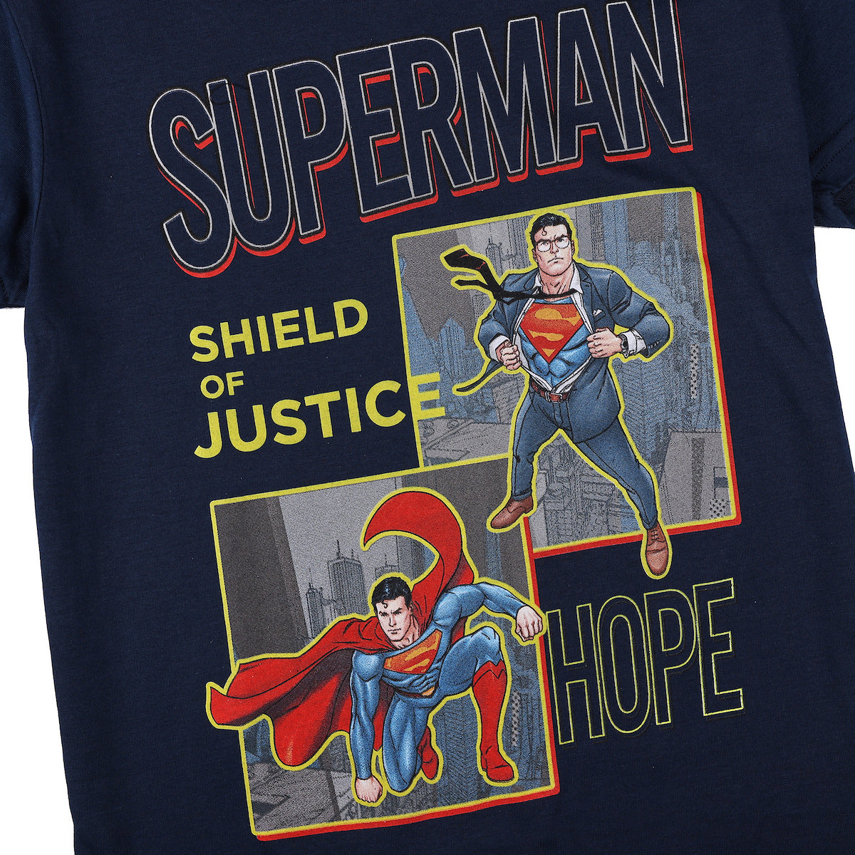 Superman Lightning Boy’s 3-Pack Crew Neck Short Sleeve T-shirt Set