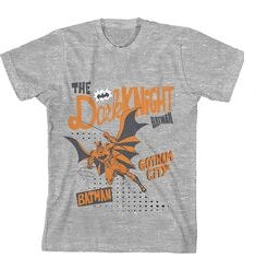 Batman Dark Knight Boy’s 3-Pack Crew Neck Short Sleeve T-shirt Set