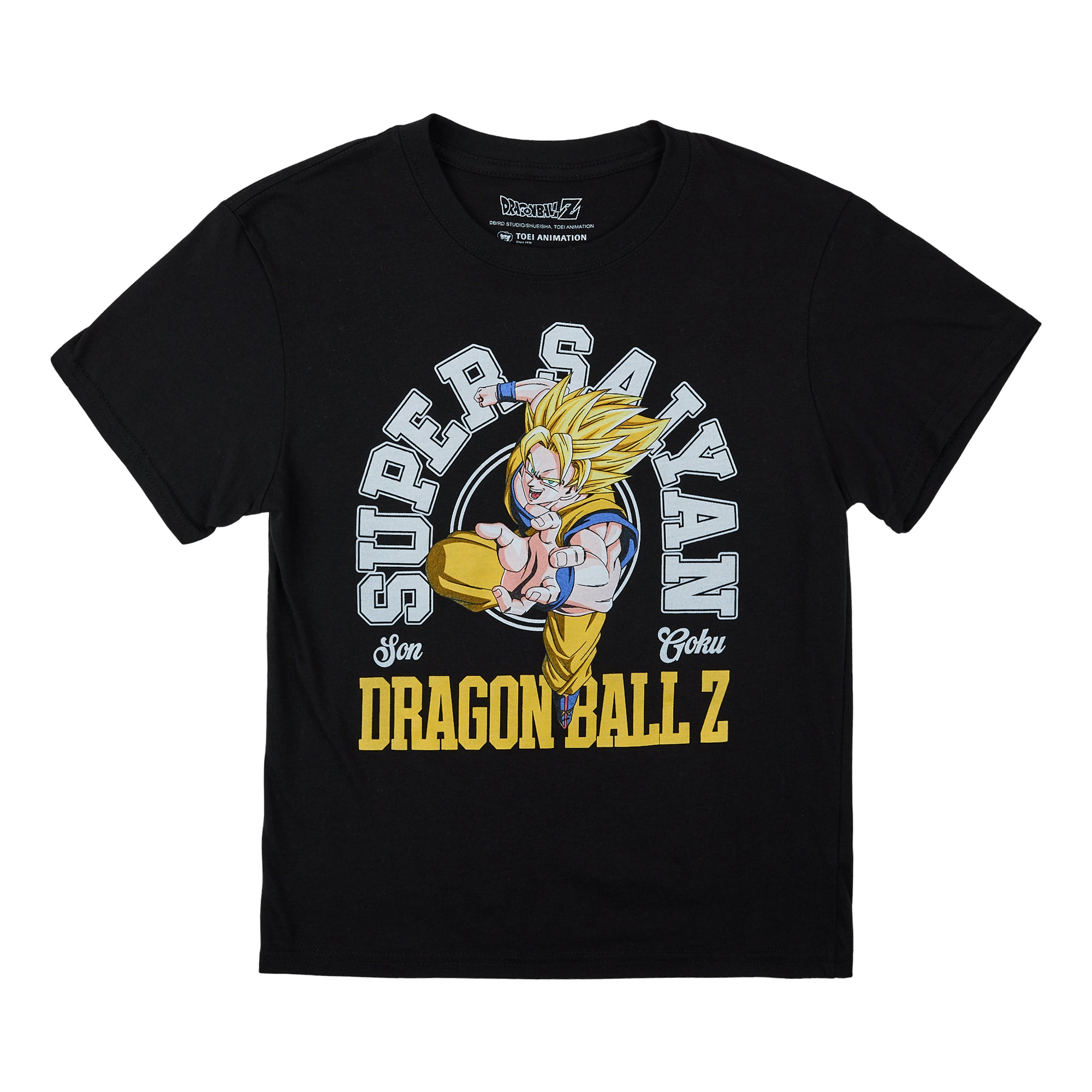 Dragon Ball Z Super Saiyan Goku Value 3-Pack of Youth Boy’s Short Sleeve T-Shirts