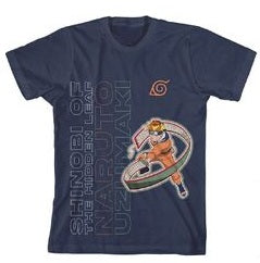 Naruto Ramen & Action Pose Boy's 3-Pack Crew Neck Short Sleeve T-shirt Set