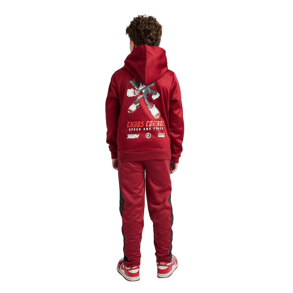 Sonic The Hedgehog Shadow Chaos Control Boy's 3-Pack Hoodie Tee & Joggers Set