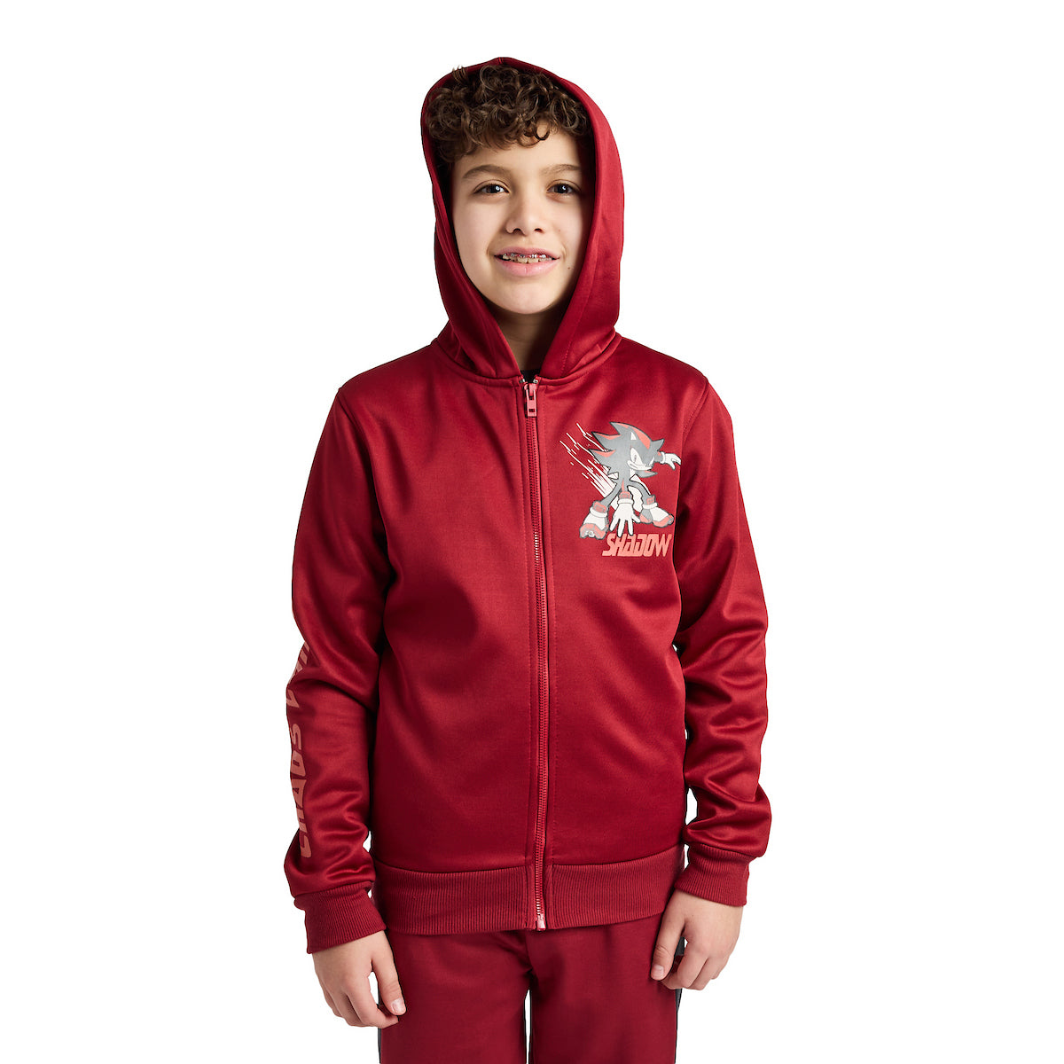 Sonic The Hedgehog Shadow Chaos Control Boy's 3-Pack Hoodie Tee & Joggers Set