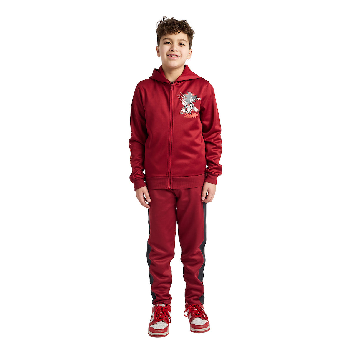 Sonic The Hedgehog Shadow Chaos Control Boy's 3-Pack Hoodie Tee & Joggers Set