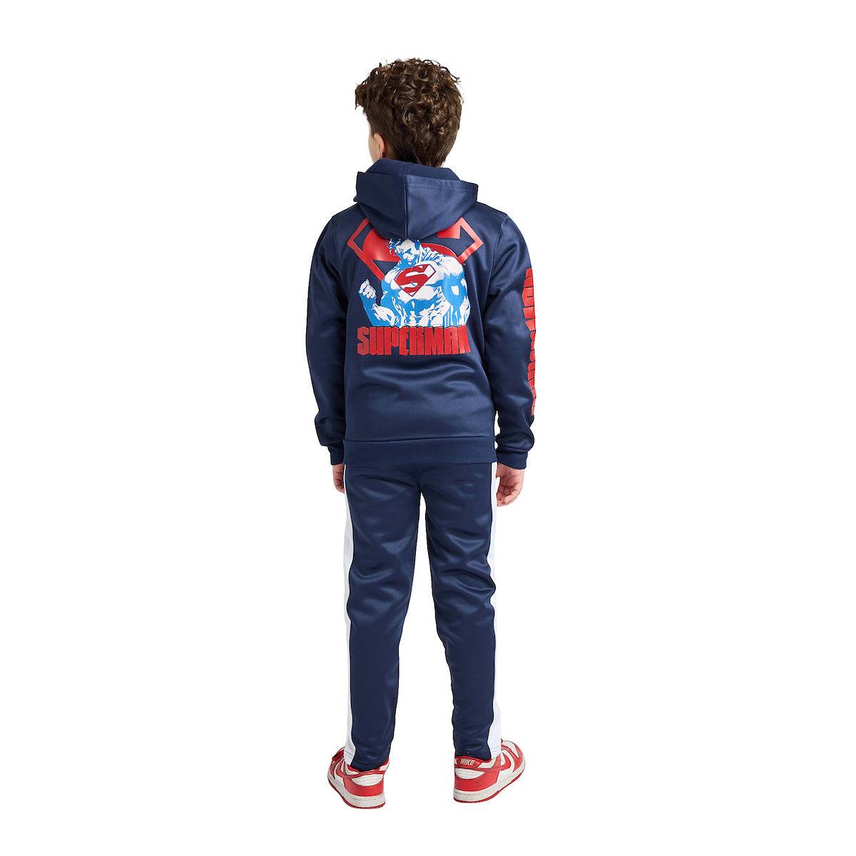Superman Logo Boy's 3-Pack Hoodie Tee & Joggers Set
