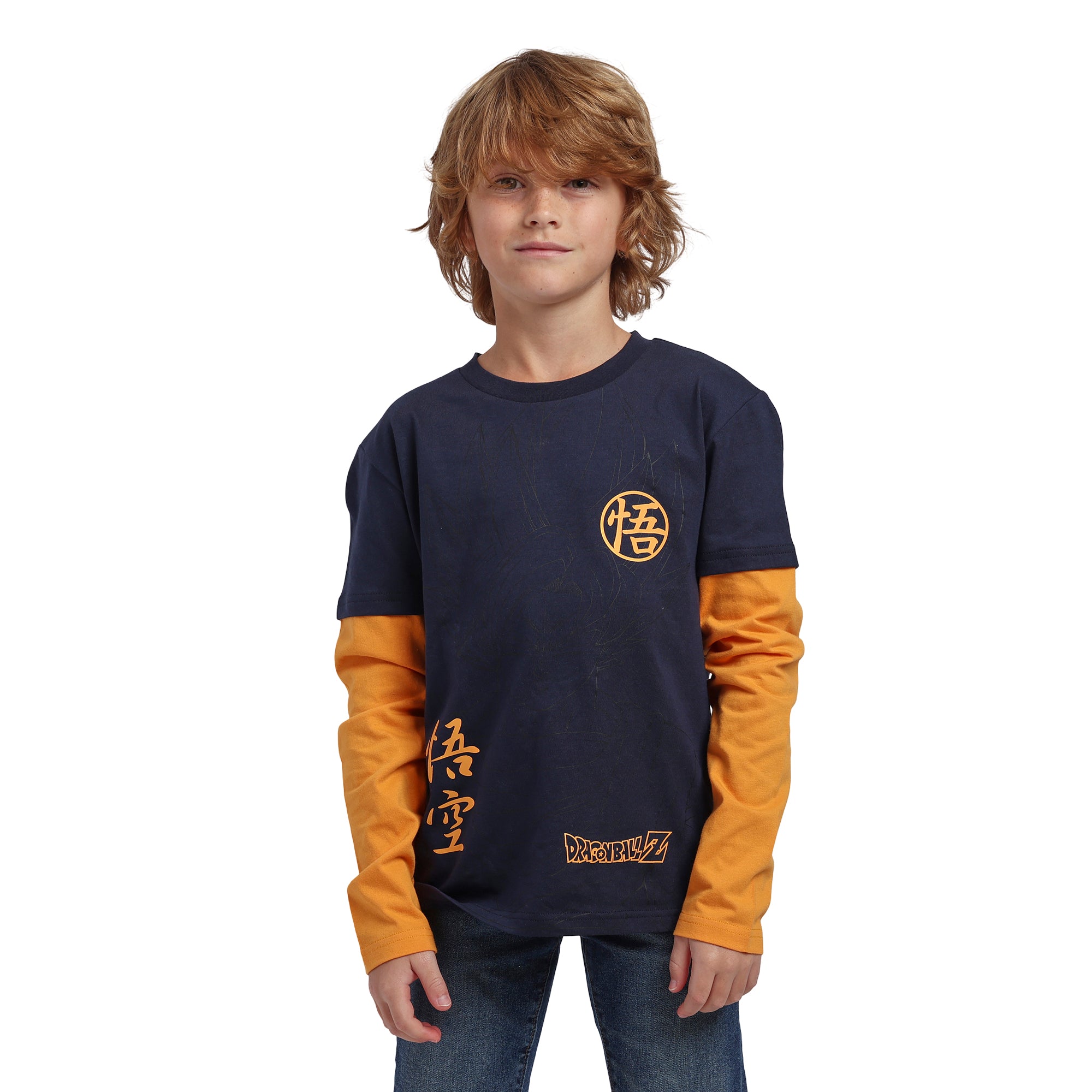 Dragon Ball Z Goku & Gohan Kanji Boy’s 2-Pack Twofer Set