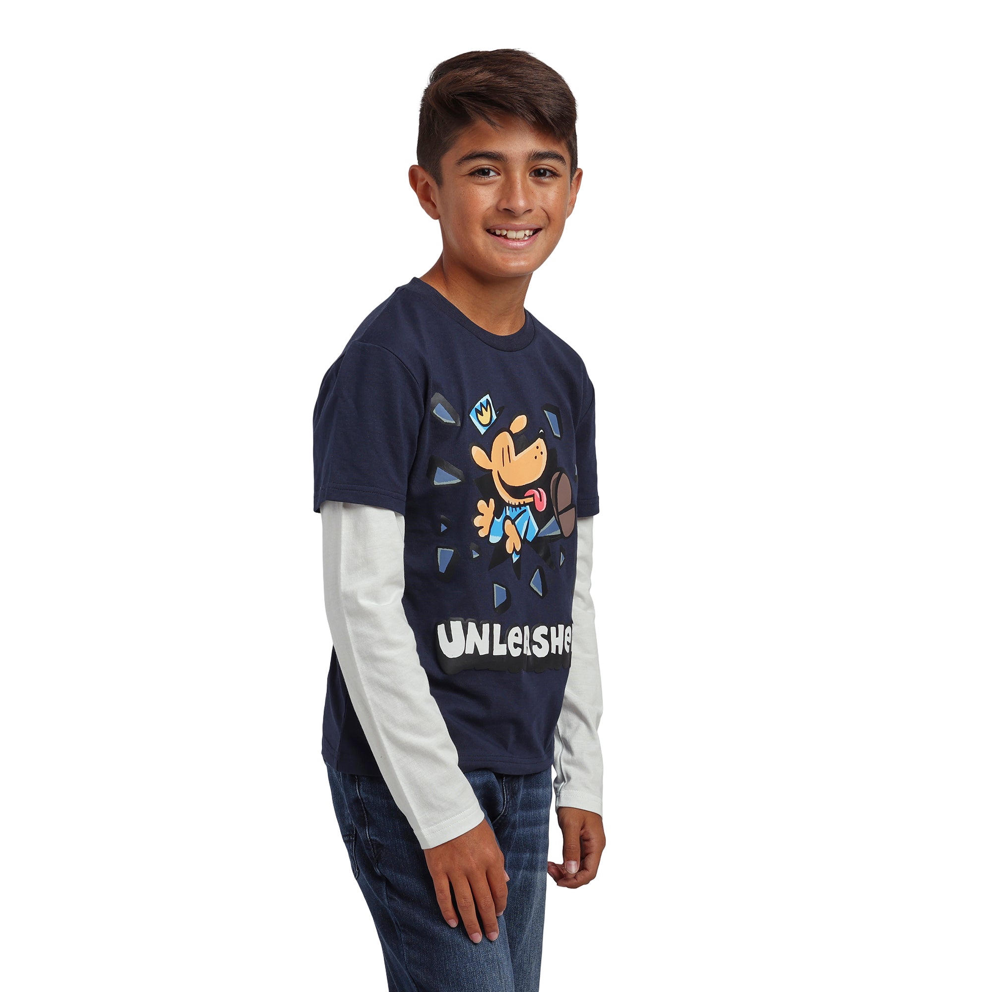 Dog Man Unleashed Boy’s 2-Pack Twofer Set