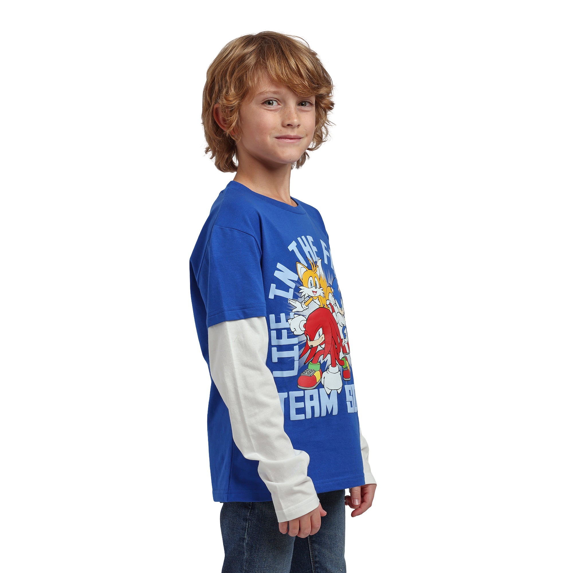 Sonic The Hedgehog Life In The Fast Lane Boy’s 2-Pack Twofer Set