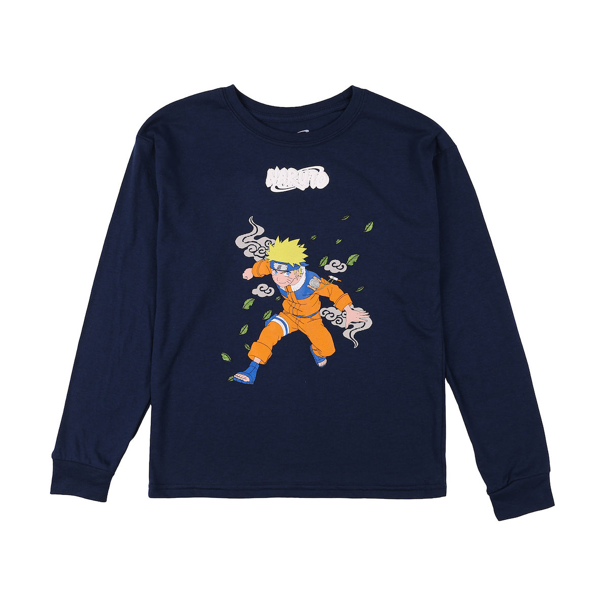 Naruto Character Art Boy's 3-Pack Crew Neck Long Sleeve Shirts