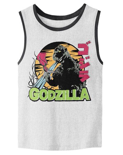 Godzilla Kanji Kaiju Boy’s 3-Pack Tank Top Set