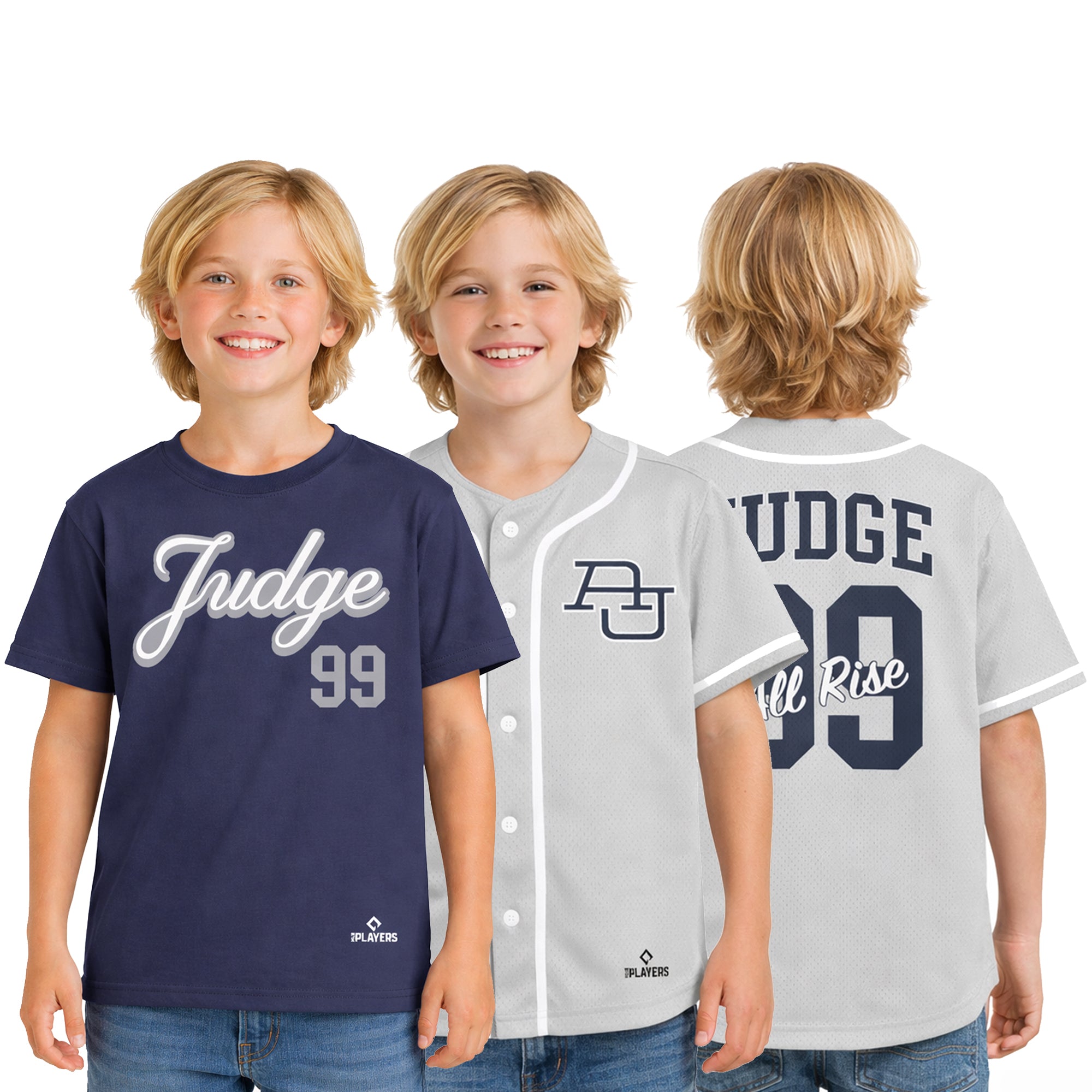 MLBPA Aaron Judge Boy’s 2-Pack Baseball Jersey & T-shirt Set