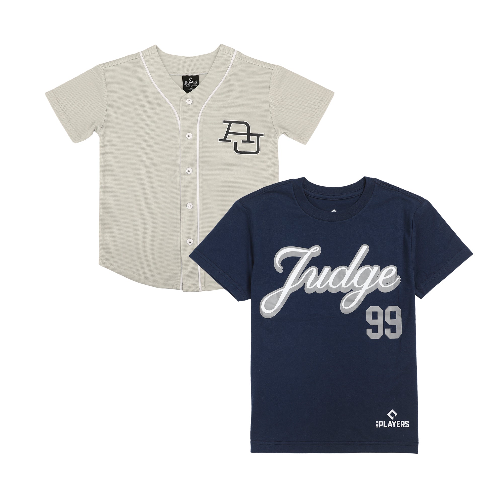 MLBPA Aaron Judge Boy’s 2-Pack Baseball Jersey & T-shirt Set