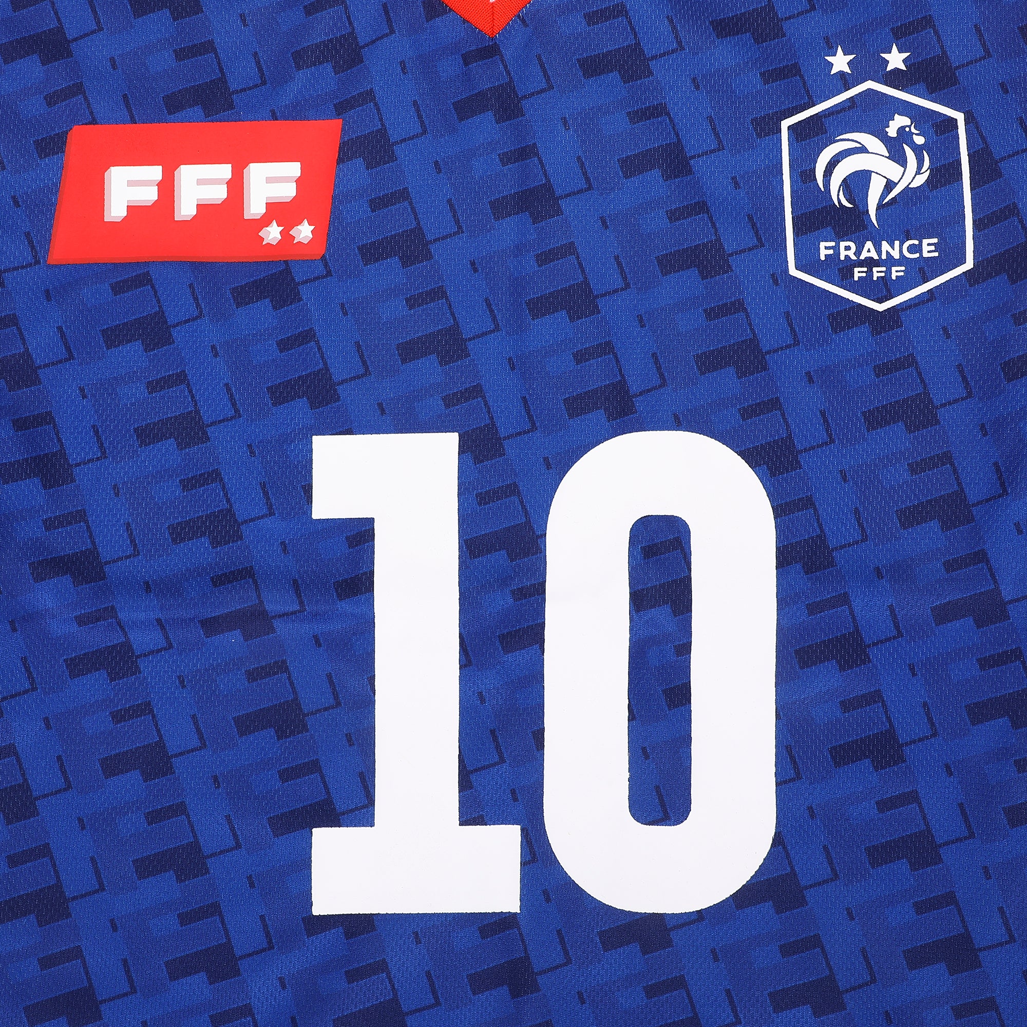 France Soccer Federation Logo 10 Boy's 2-Pack Soccer Jersey & Shorts Combo Set