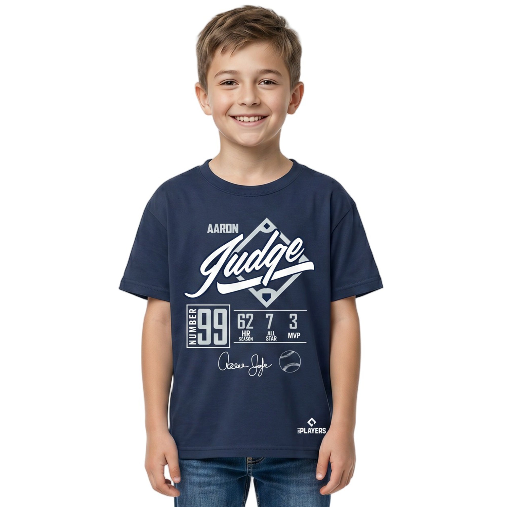 MLB Player Association Aaron Judge Value 3-Pack of Youth Boy’s Short Sleeve T-Shirts