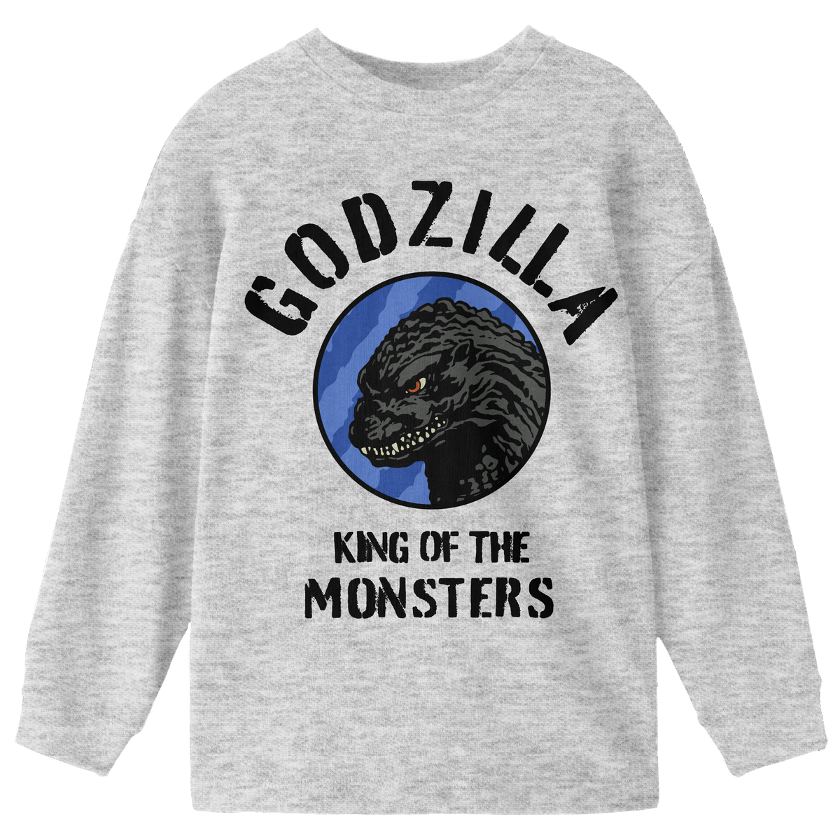 Godzilla Classic Boys 3 Pack Longsleeve Tees in Red Black Grey
