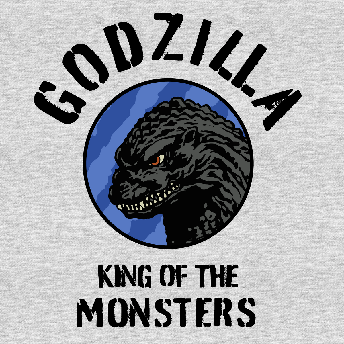 Godzilla Classic Boys 3 Pack Longsleeve Tees in Red Black Grey
