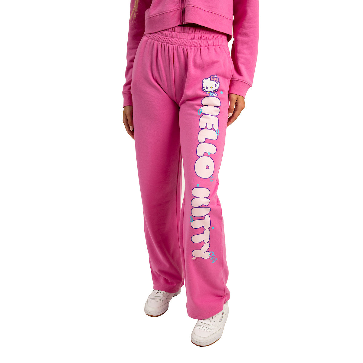 Hello Kitty Adult Zip Up Hoodie and Jogger Set