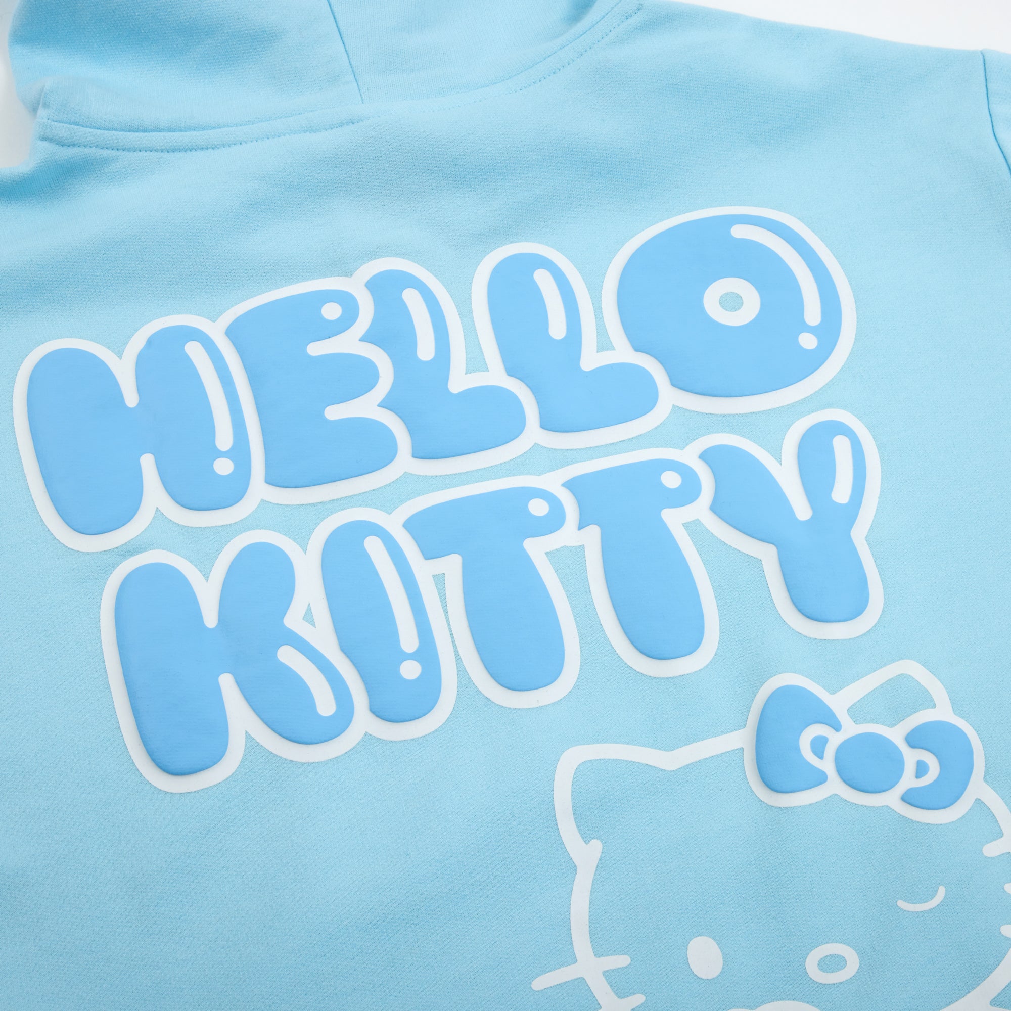 Hello Kitty Women's Aqua Blue Hoodie & Shorts Set