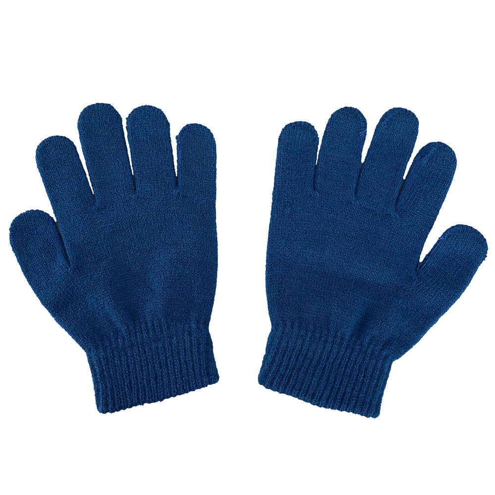 Pokemon Pikachu Kids Navy Knit Cuff Pom Beanie and Glove Set