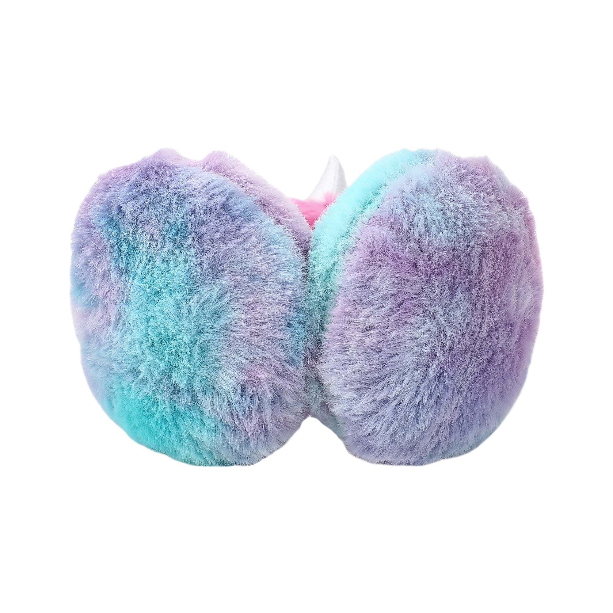 Unicorn 2-Piece Youth Tie-Dye Plush Ear Muffs & Gloves Set