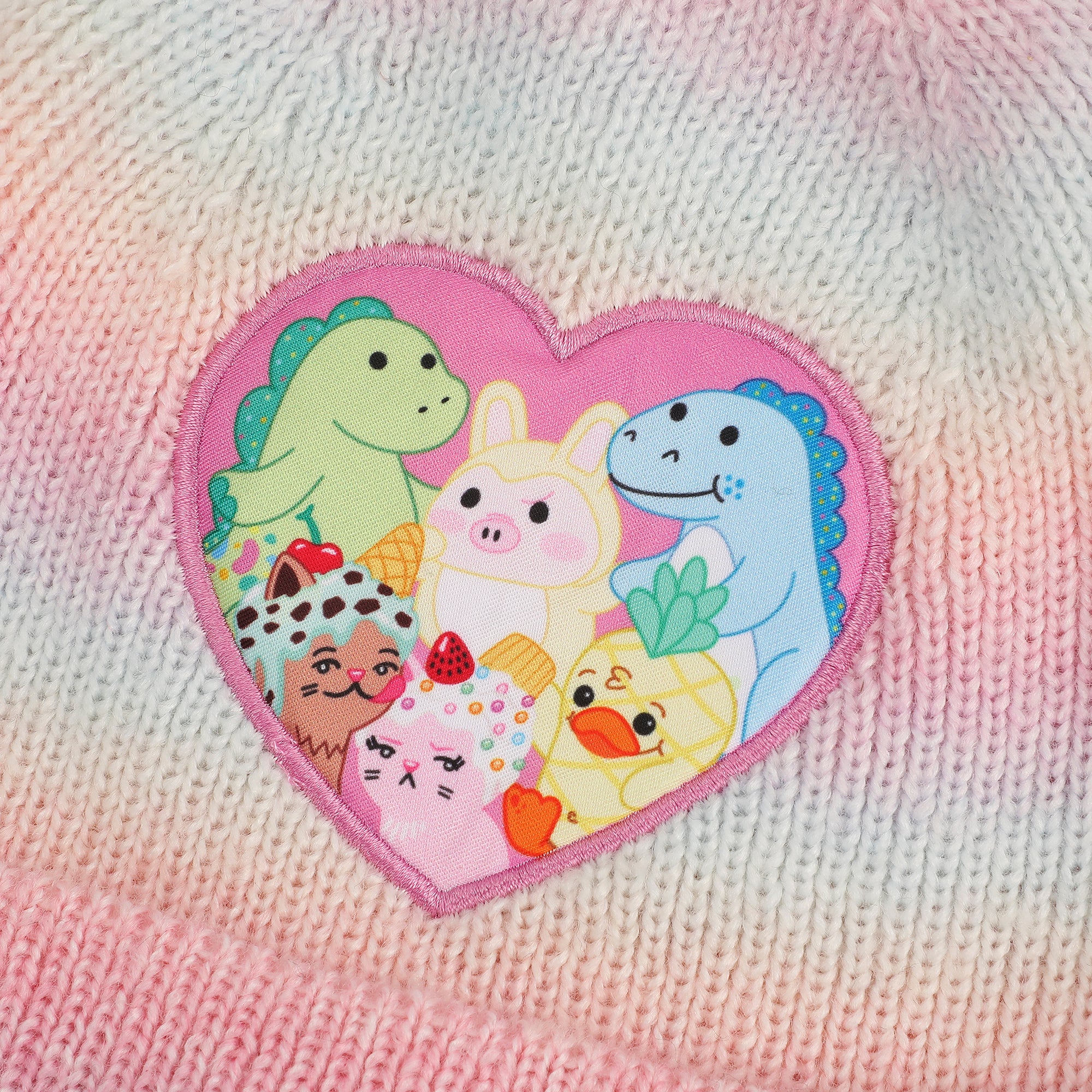 Moriah Elizabeth Youth Cuff Hat And Knit Gloves Cold Weather Set