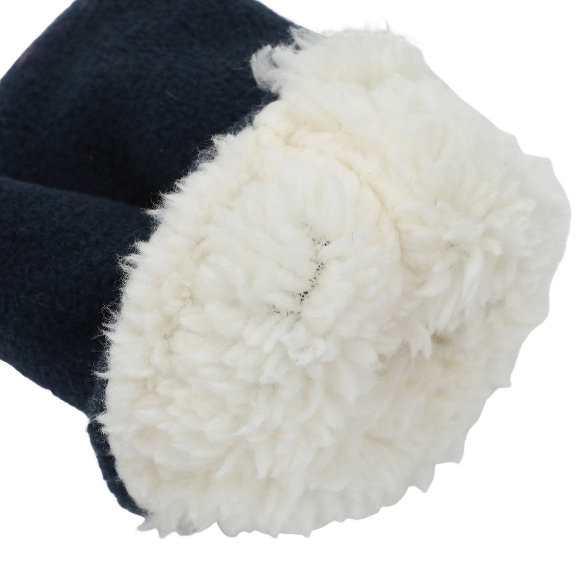 Little Me Navy Blue and Teal Infant/Toddler Pilot Cap and Mittens Set